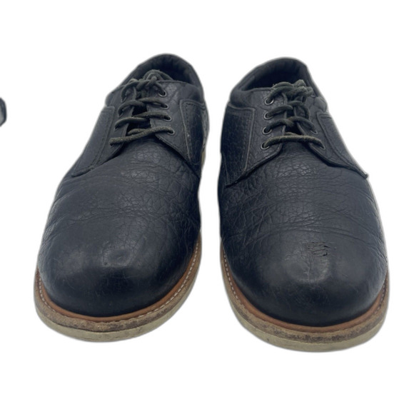 SAS Waypoint Men 10.5 W Wide Black Leather Comfort Oxford Orthopedic Walking main image 9
